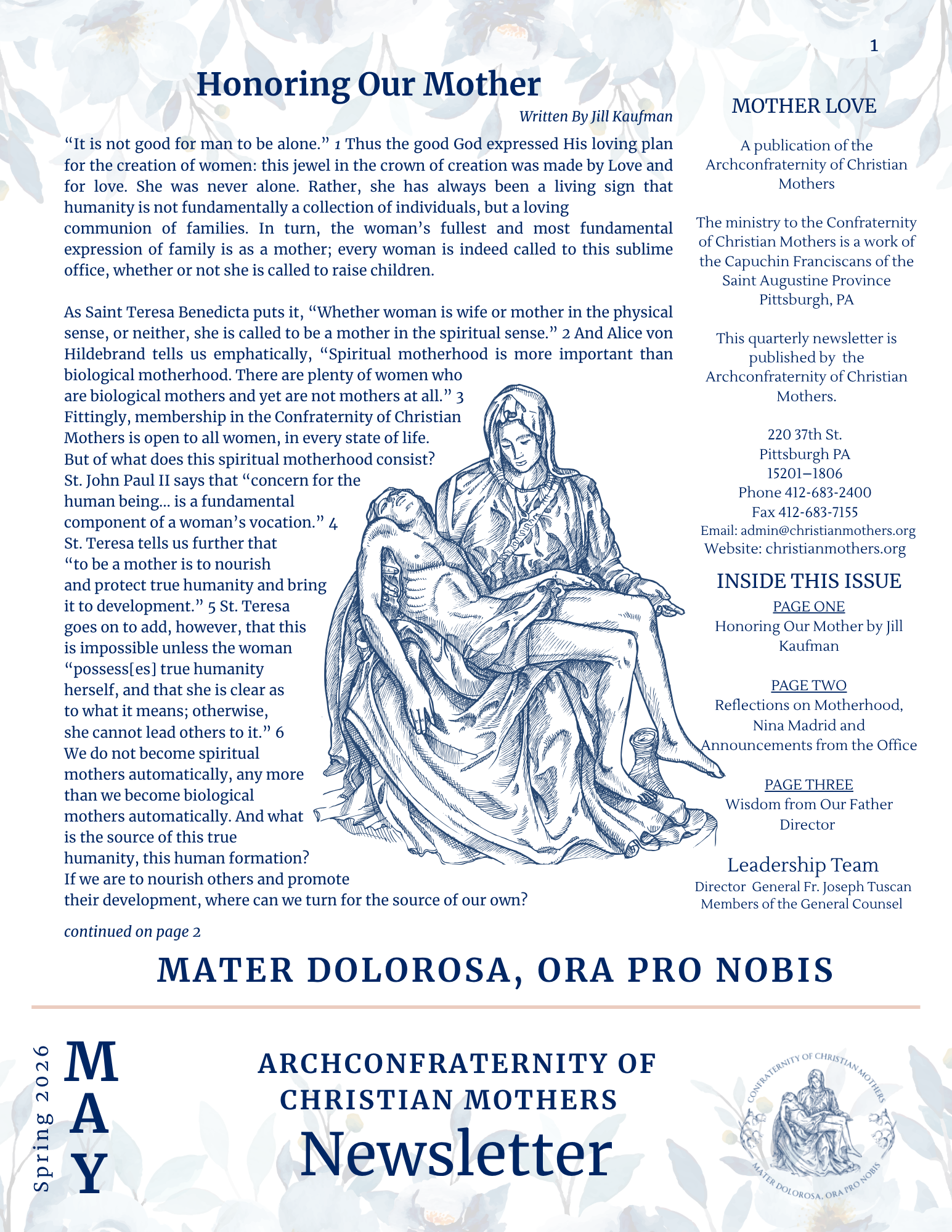 The Christian Mother Store — The Confraternity of Christian Mothers